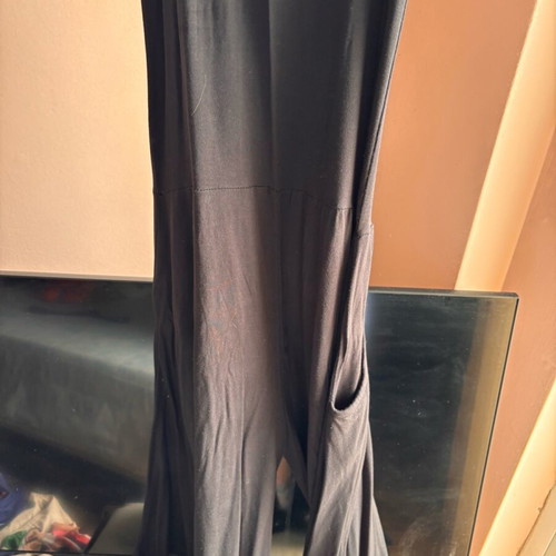 Women's wide salvari pants used, black