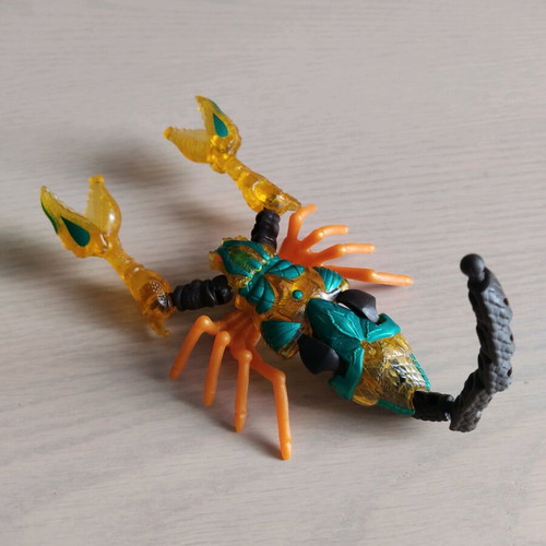 Beast Wars Scorpion figure used with missing parts