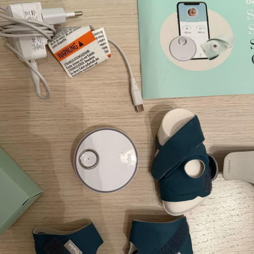 Owlet Sock Monitor used for infant heart rate and oxygen