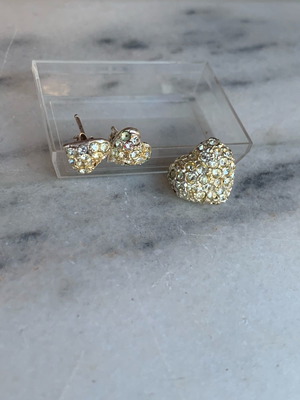 Earrings and jewelry for necklace used