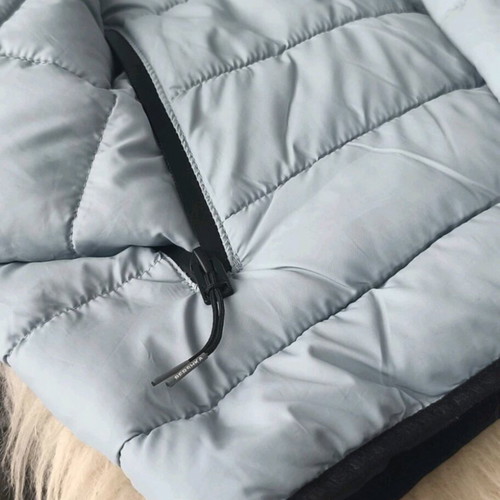 Men's light blue puffer jacket Bershka size M new