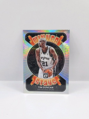 Panini Donruss Optic Tim Duncan Winner Stays Holo like new
