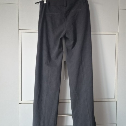 Office pants Rebecca Blu size M like new, dark gray with stripe