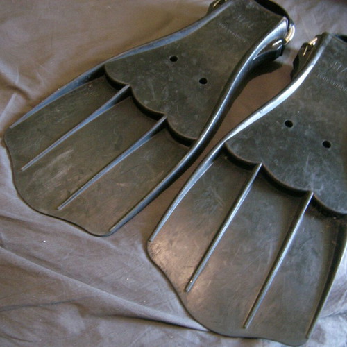 TecLine scuba diving fins like new, size Medium/Large
