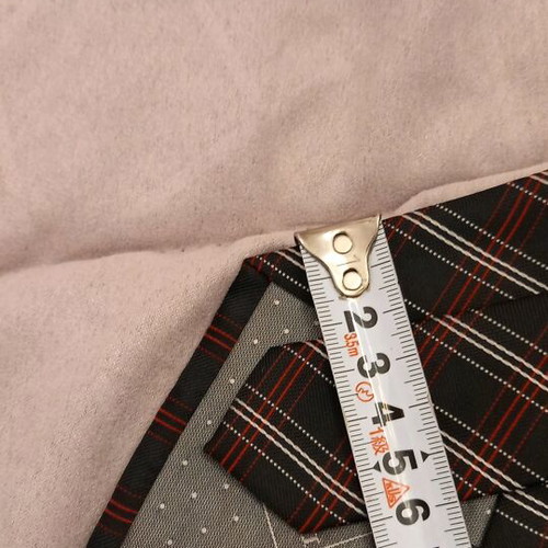 Cerruti 1881 tie new, black with red stripes