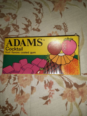 ADAMS Cocktail συλλεκτική συσκευασία τσίχλας με γεύσεις φρούτων