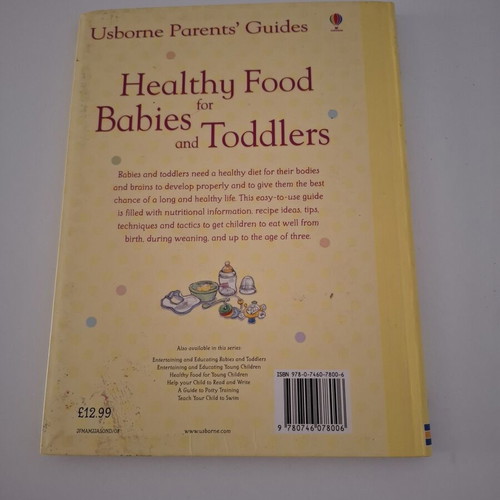Healthy Food for Babies and Toddlers book like new, English