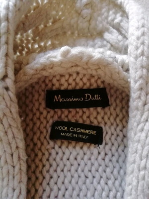 Massimo Dutti cashmere cardigan beige like new, size M