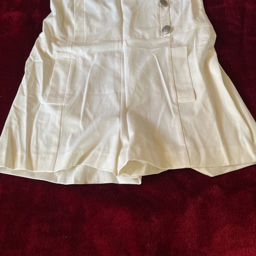 Poesse white one-piece shorts size S new with tag