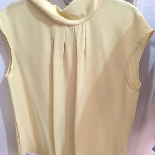 Forel Sleeveless Shirt New Yellow Size L