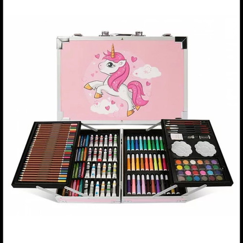 Unicorn painting set in case 145 pcs new