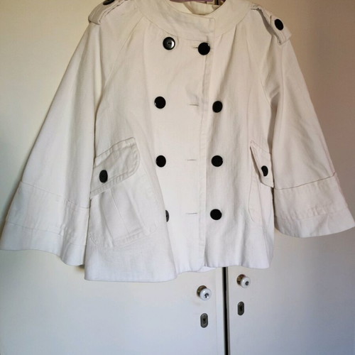 White women's jacket used size 3