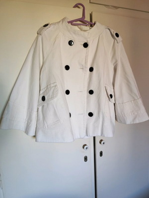 White women's jacket used size 3