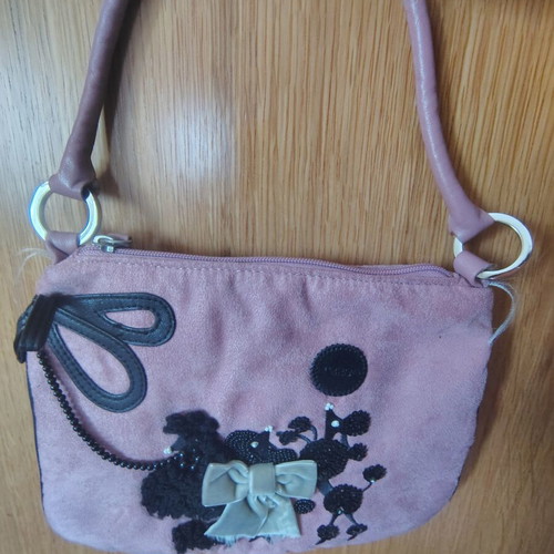 Tosca Blu handbag like new, black and pink, 2000s style