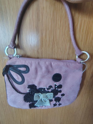 Tosca Blu handbag like new, black and pink, 2000s style