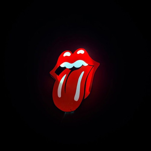 Rolling Stone Kiss Lightbox like new with led lights
