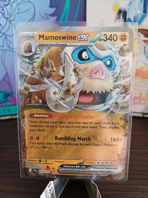 Mamoswine ex Pokémon card like new