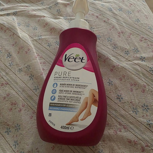 Veet hair removal cream 400ml new, ammonia free