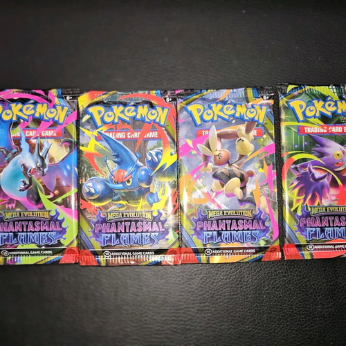Pokemon TCG Phantasmal Flames Booster Packs x4 new