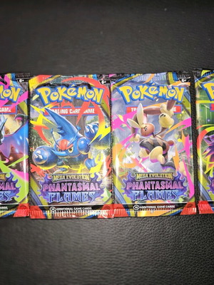 Pokemon TCG Phantasmal Flames Booster Packs x4 new