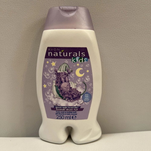 Avon Naturals Kids Good Night Lavender Scented children's bath foam new 250 ml