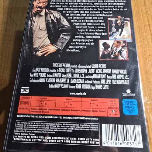 Metro DVD like new, comedy with Eddie Murphy