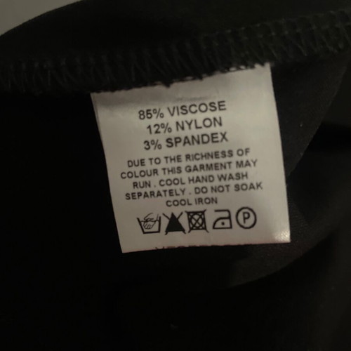 Cocktail dress Vesper midi one shoulder black and white like new size 6