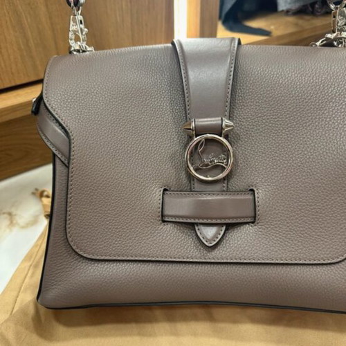 Christian Louboutin Rubylou Medium Bag New With Tags, Grey