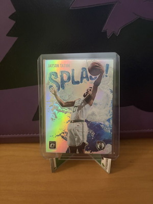 Jayson Tatum Splash Holo Panini Donruss Optic card new