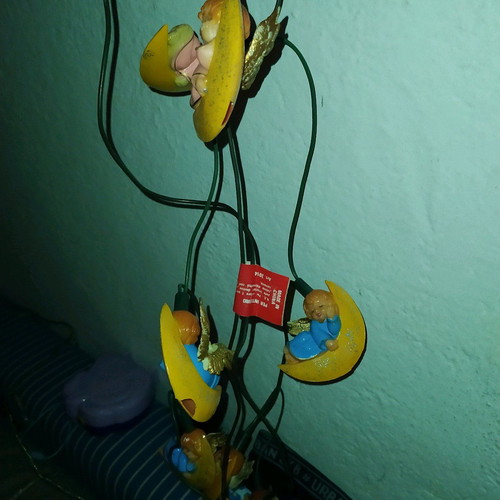 Old lights used, functional, blinking