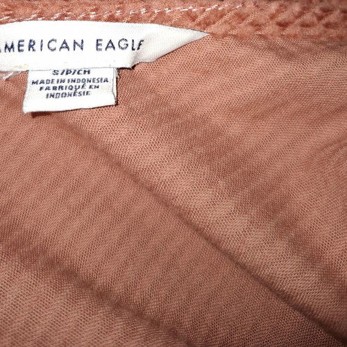 American Eagle sleeveless jumpsuit brick red like new
