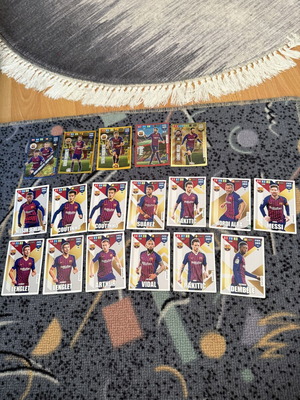 Adrenalyn XL Barcelona stickers used, very good condition