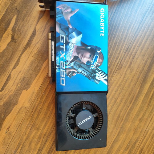 Gigabyte GeForce GTX 280 graphics card, 1 GB GDDR3, PCI Express 2.0