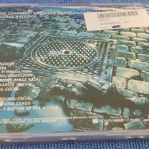 Goran Bregovic Music Inspired And Taken From Underground CD like new