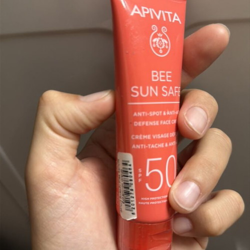 Apivita Bee Sun Safe SPF 50 Anti-Spot and Anti-Age Face Cream