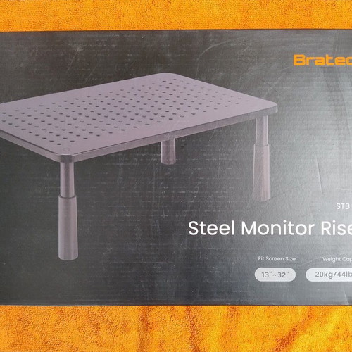 Brateck Steel Monitor Riser new, adjustable height
