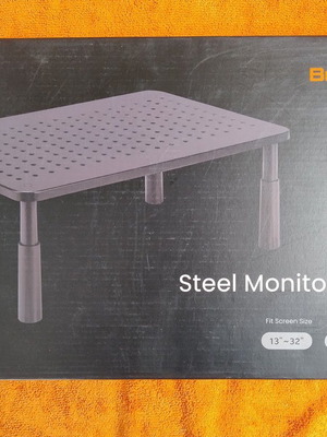 Brateck Steel Monitor Riser new, adjustable height