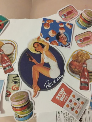 Retro Advertising Stickers new