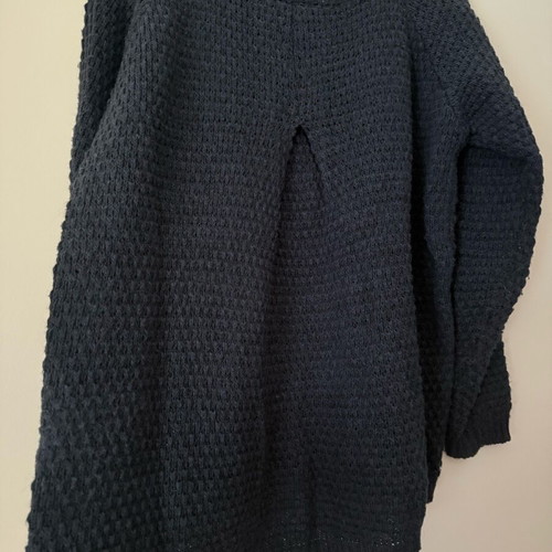 Zara knitted sweater dark blue like new
