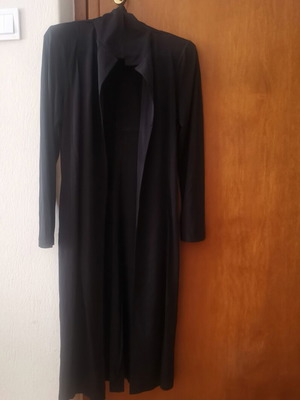 Γυναικείο πανωφόρι λεπτό μαύρο viscose σαν καινούργιο