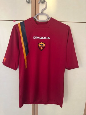Тренировъчна фланелка AS Roma Diadora 2005 като нова, автентична