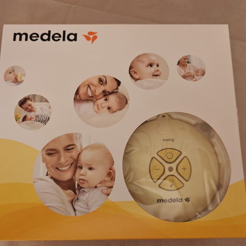 Medela Swing and Symphony electric breast pump with Chicco glass bottle