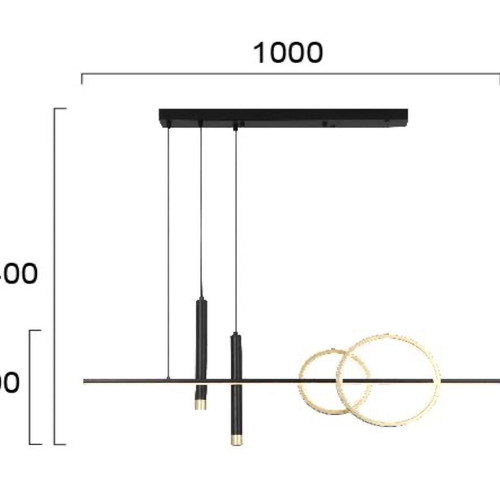 Viokef LED pendant ceiling light, modern design
