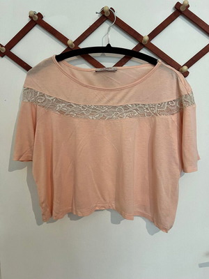 Pink Woman blouse used, small, oversized, pink