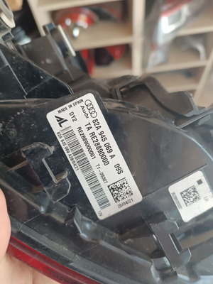 ΠΙΣΩ ΑΡΙΣΤΕΡΟ ΦΑΝΑΡΙ ΓΙΑ AUDI A1 '18-24 ΚΩΔΙΚΟΣ 82A945069A