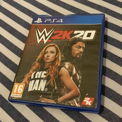 WWE 2K20 PS4 game, complete with case