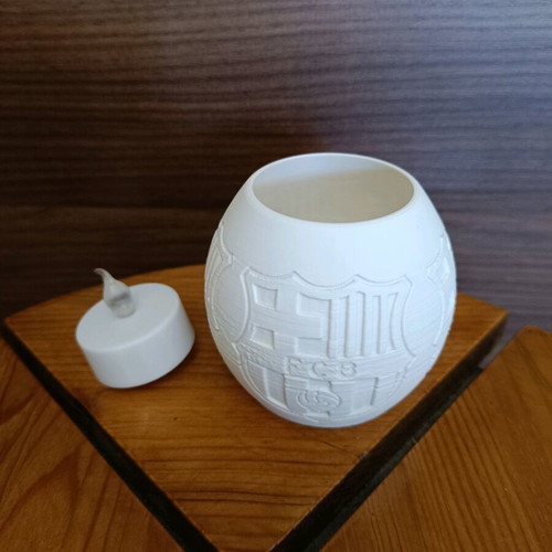 Collectible Barcelona lantern with led tealight new, plastic