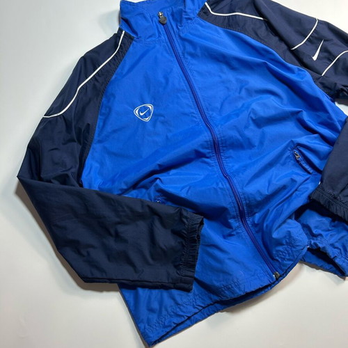 Nike Vintage Jacket Windbreaker Blue Size L