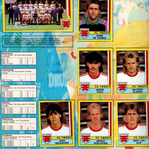 Panini Sticker Album Voetbal Nederland 1990 like new, collectible