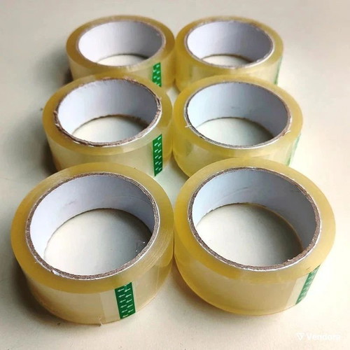 JustNote packing tape set 18 pieces 38mm x 66m new transparent